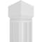 Ekena Millwork Craftsman Classic Square Non-Tapered Artisan Fretwork Column w/ Mission Capital & Mission Base CC1008ENARTMIMI - alternate 3